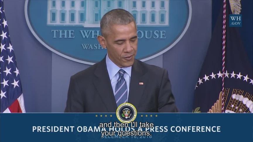 [图]美语听力练习-President Obama Holds a Press Conference（1）