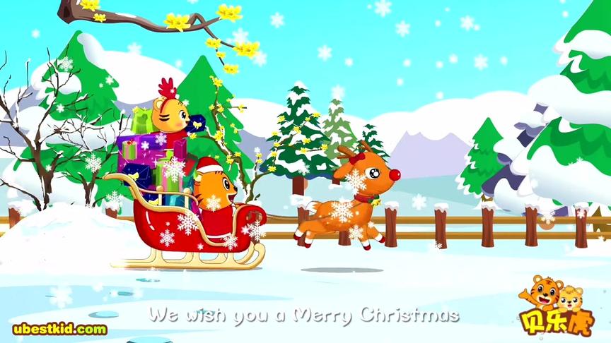 [图]《Merry Christmas》贝乐虎儿歌（英文早教动画）