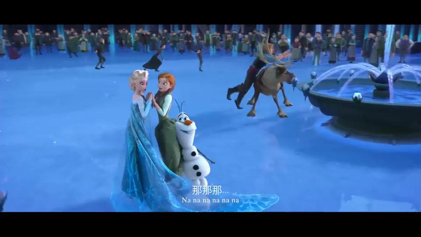 [图]欧美刚上映就风靡全球的电影原音冰雪奇缘《Let It Go》