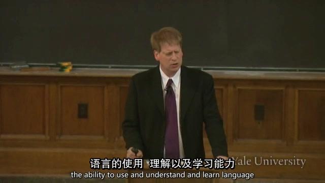 [图]耶鲁大学开放课程：心理学导论 我们如何交流？思想，语言和手语