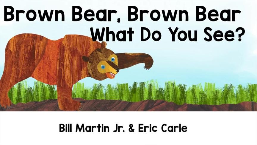 [图]英语绘本故事 Brown Bear, Brown Bear, What do you see