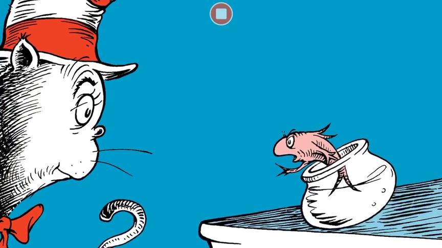 [图]英语绘本故事 戴帽子的猫 The Cat in the Hat