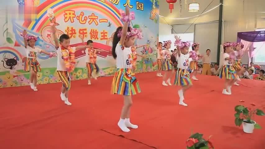 [图]2018幼儿舞蹈《海草舞》抖音超火舞蹈