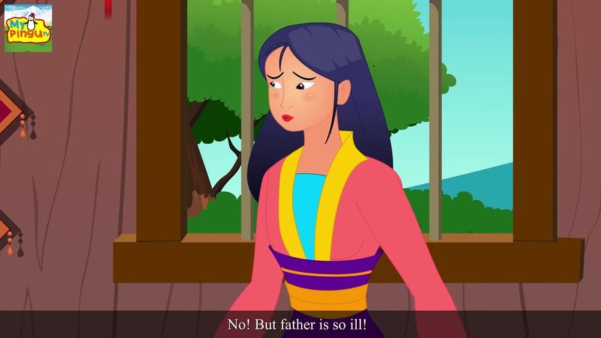 [图]英语童话故事 Mulan Story 花木兰