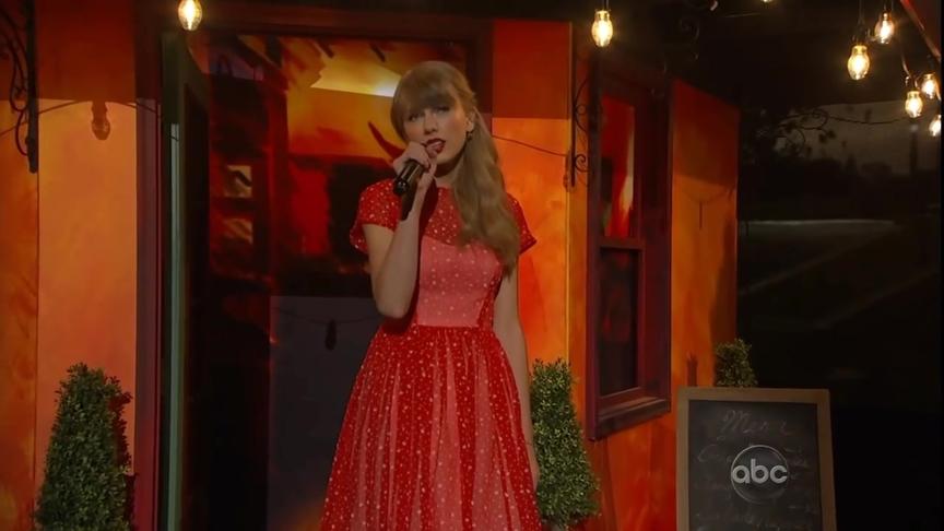 [图]霉霉Taylor Swift《Begin Again》CMA Awards