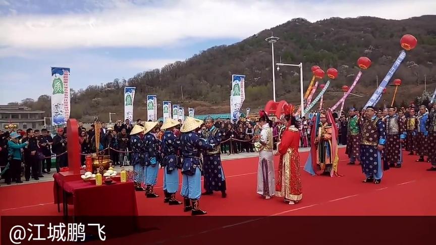 [图]大开眼界，吉林市松花湖满族祭江大典！