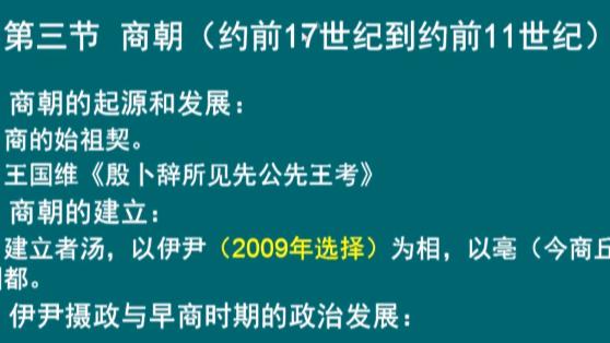 [图]2018级历史学考研试听—中国古代史—商朝