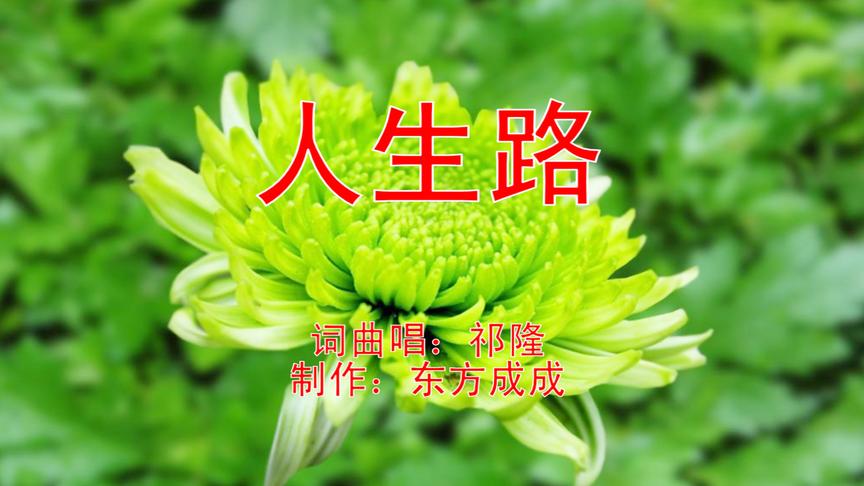 [图]你好！送上一曲祁隆歌唱《人生路》好听极了，祝你开心快乐！