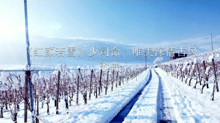 [图]《红颜若雪》少司命 唯美深情古风歌曲，超级喜欢！