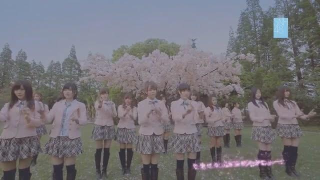 [图]日本组合SNH48，人气单曲化作樱花树