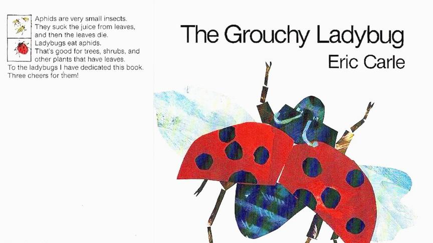 [图]英文绘本讲读:The Grouchy Ladybug，卡尔爷爷的经典作品！