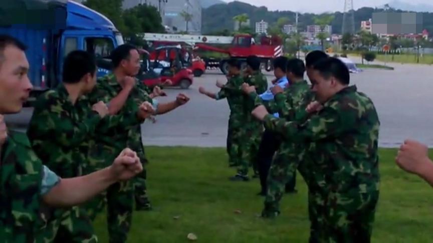 [图]实拍：保安进行擒拿格斗训练的日常，别再说保安没用了