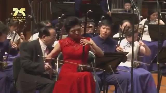 [图]二胡大师于红梅深情演绎《长城随想曲》，陶醉其中，无法自拔