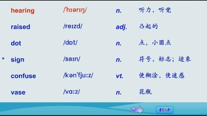 [图]高一英语模块三第一单元单词表词汇1