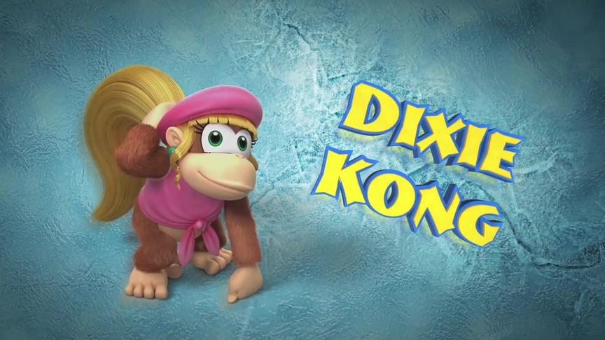 [图]《大金刚国度热带寒流》Dixie Kong角色介绍视频