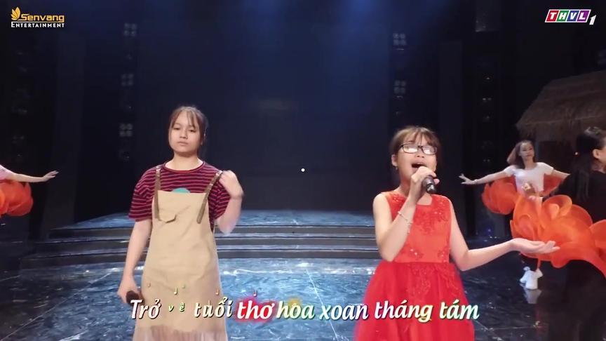 [图]越南可爱儿童深情演唱Tuyệt Đỉnh Song Ca Nhí Tập 8