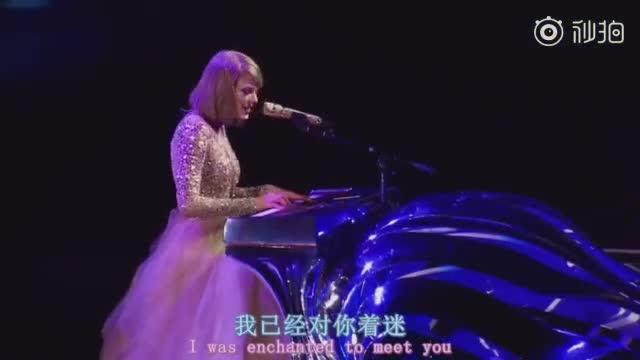 [图]霉霉Taylor Swift的经典现场《Wildest Dreams+Enchanted》