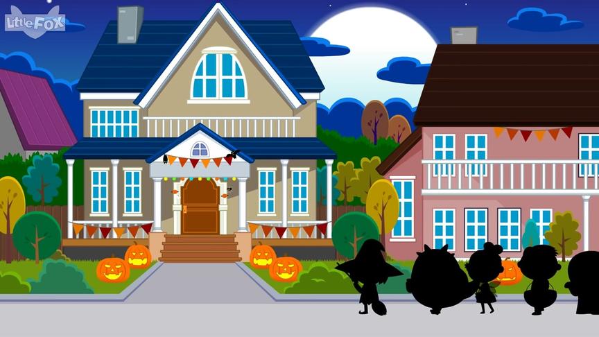 [图]英语儿歌 万圣节之歌 Trick or Treat _ Halloween Song for Kids