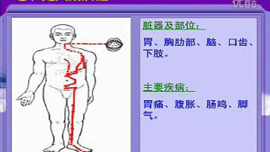 [图]经络-十二经络走向与疾病说明