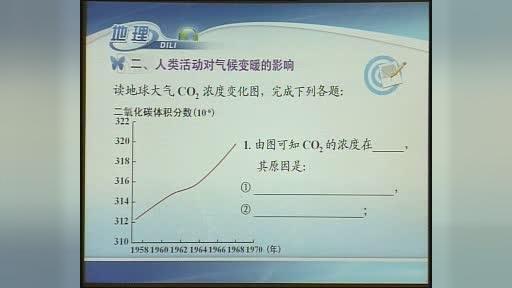 [图]人教高中地理必修1-第2章、第4节、全球气候变化