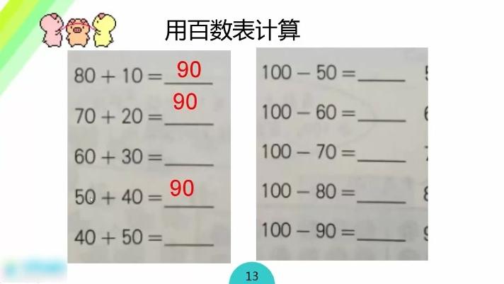 [图]一年级数学独家资料：50到100以内加减法练习题，快帮孩子收藏