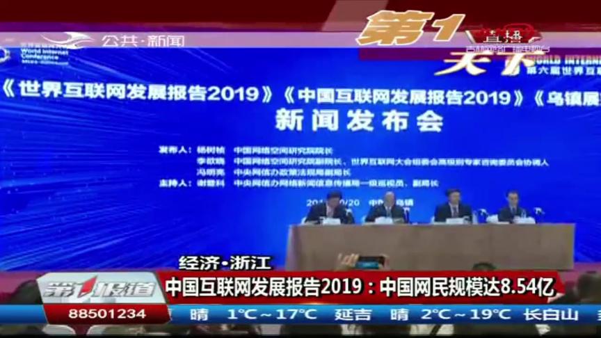 [图]2019中国互联网发展报告：中国网民达8.54亿，网站数量达518万个