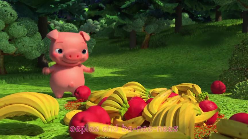 [图]幼儿英语启蒙：苹果和香蕉Apples and Bananas Song 2