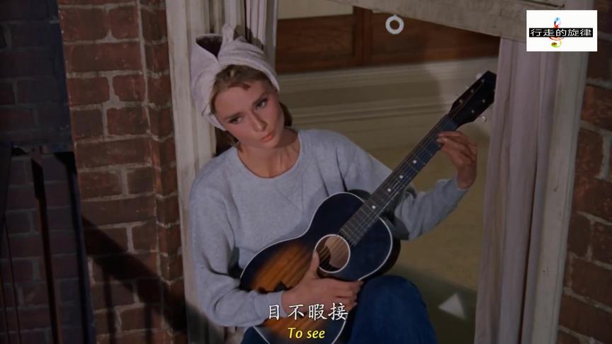 [图]欧美怀旧金曲，《Moon River》，奥黛丽·赫本绝版吟唱，影视原声