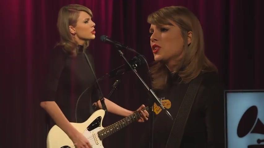 [图]现场的超清完整版，霉霉Taylor Swift在四年前做客格莱美博物馆