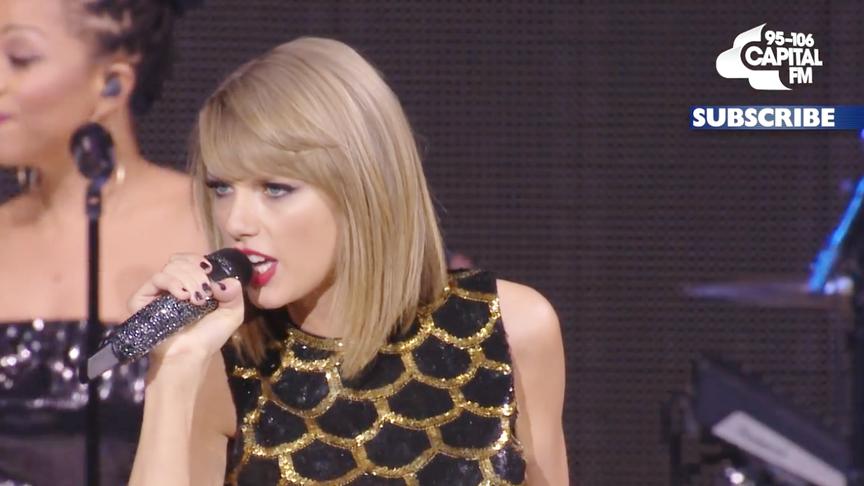 [图]霉霉Taylor Swift 英国最高规格舞台现场冠军单曲-《Trouble》