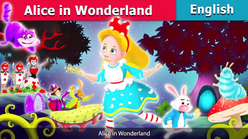 [图]英语童话故事：Alice in the Wonderland 爱丽丝梦游仙境