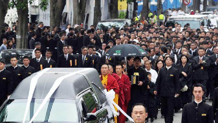 [图]亚洲黑道教父许海清，有末代黑帮第一人之称，去世时轰动黑白两道