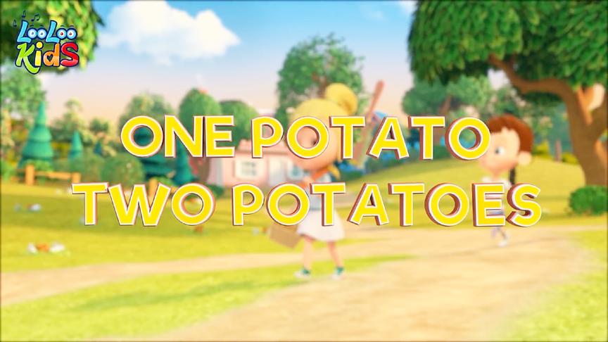 [图]「英文儿歌动画」One Potato Two Potatoes-轻松数英文数字哦