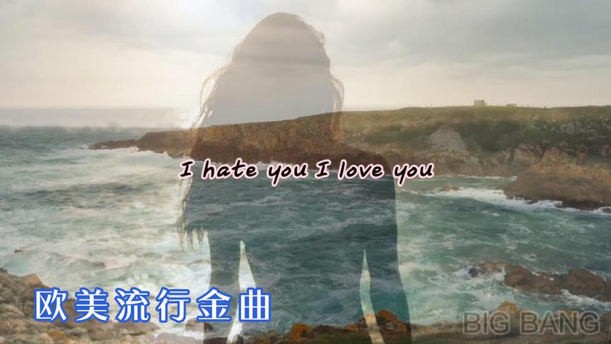 [图]欧美流行歌曲《i hate you i love you》，爱恨交织，缠绵悱恻