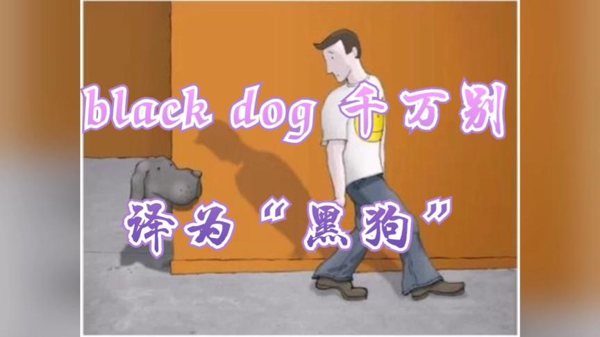 [图]口语170 black dog你只知道是黑狗吗？