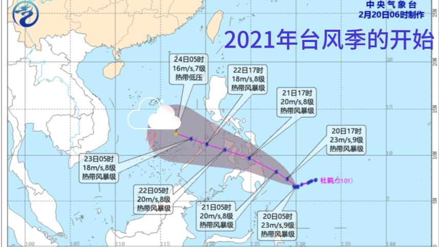 [图]撕撕台风路径的真相(台风杜鹃已经到来)【大气环流】