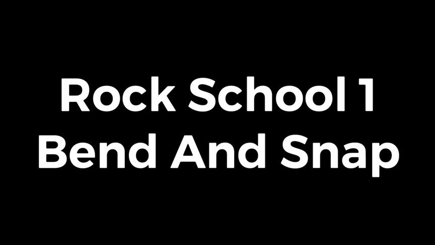 [图]【架子鼓】Rock School 1 Bend And Snap（带谱）-鼓手大飞