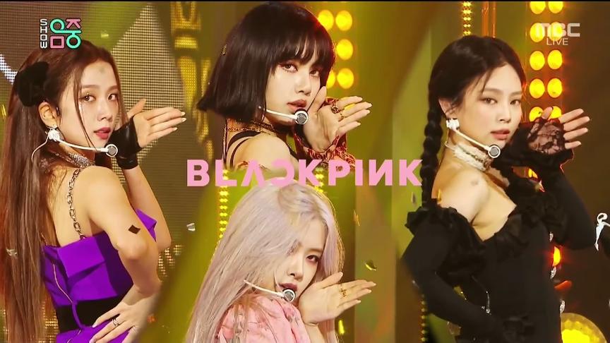 [图]【BLACKPINK】最新视频音乐中心《How You Like That》现场表演