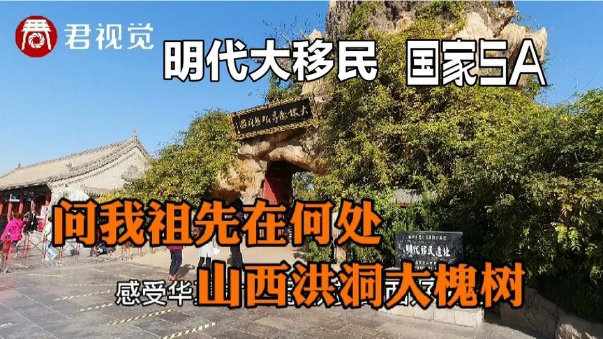 [图]实拍山西洪洞大槐树，详解明代18次移民遗址，是你老家吗？