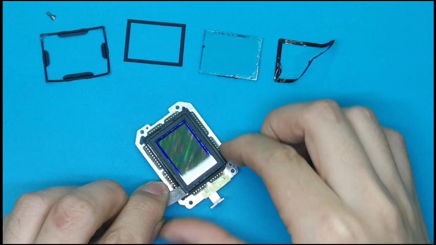[图]相机CMOS的拆解 你没见过的CMOS的结构 相机维修 结尾有福利