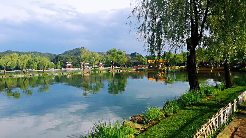 [图]实拍承德市避暑山庄湖区风景，清朝面积最大的皇家园林