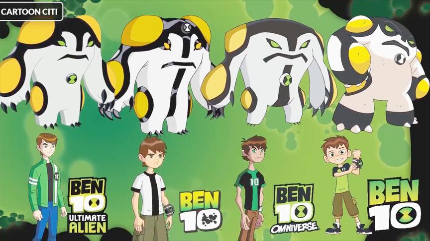 [图]BEN10少年骇客系列形象对比 你中意哪一个系列？