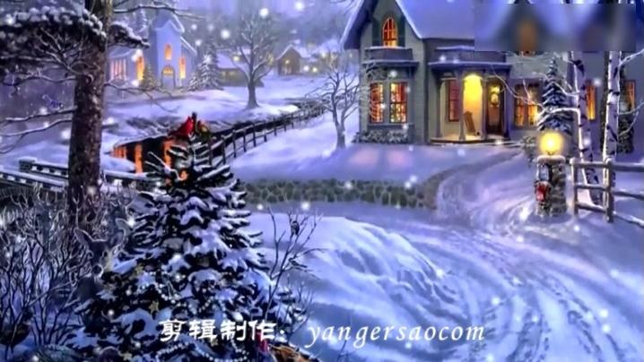 [图]经典好听的英文歌，《When Christmas Comes To Town》中英字幕