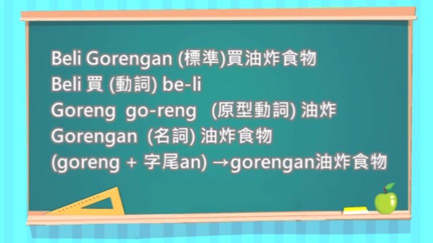 [图]印度尼西亚语自学马来话 Beli gorengan