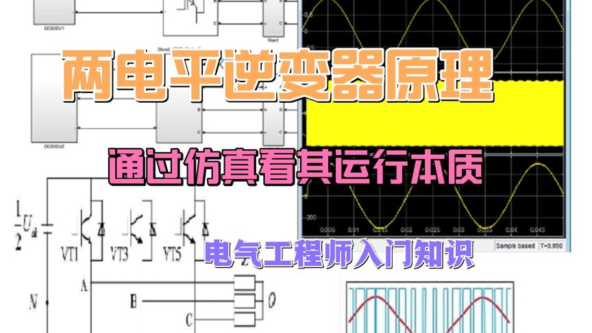 [图]电气入门：两电平逆变器的IGBT如何导通关断？一个仿真轻松看透！