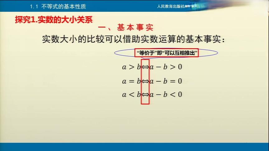 [图]人教版高二数学选修4-5不等式的基本性质