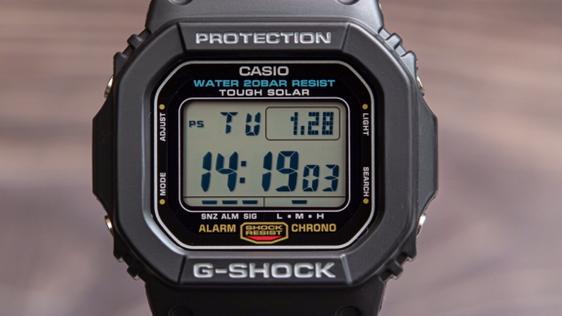 [图]卡西欧 G-Shock 方块系列 G-5600E 他只需要一点光