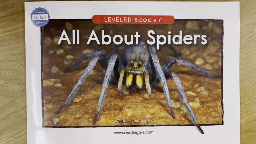 [图]少儿英语 RAZ分级阅读C 03 All About Spiders 关于蜘蛛的所有