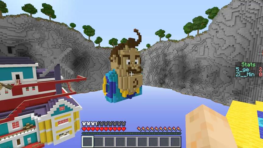 [图]我的世界Minecraft《籽岷双人岩浆逃脱 你好邻居》