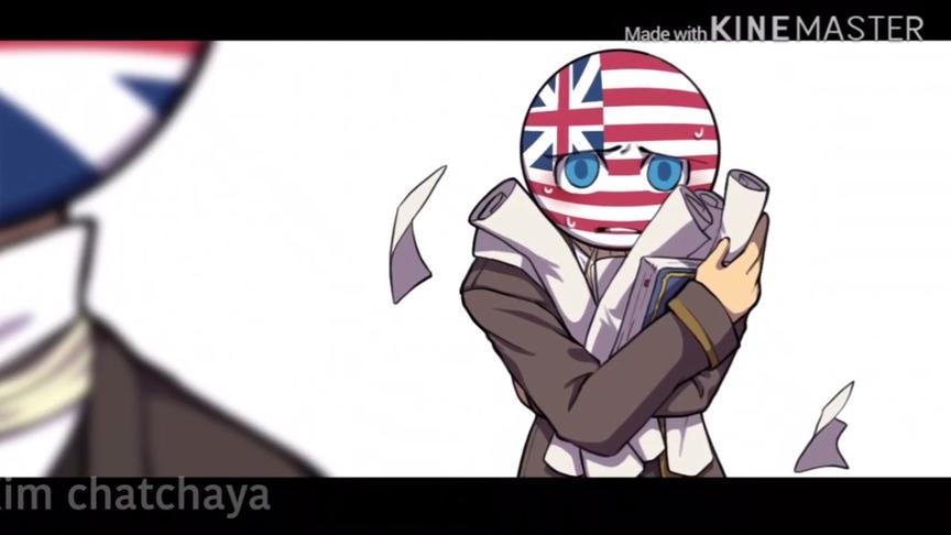 [图]Countryhumans（国家人）“美国”从殖民地到独立战争